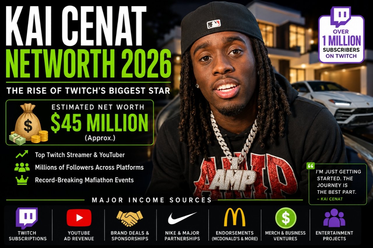 Kai Cenat Networth